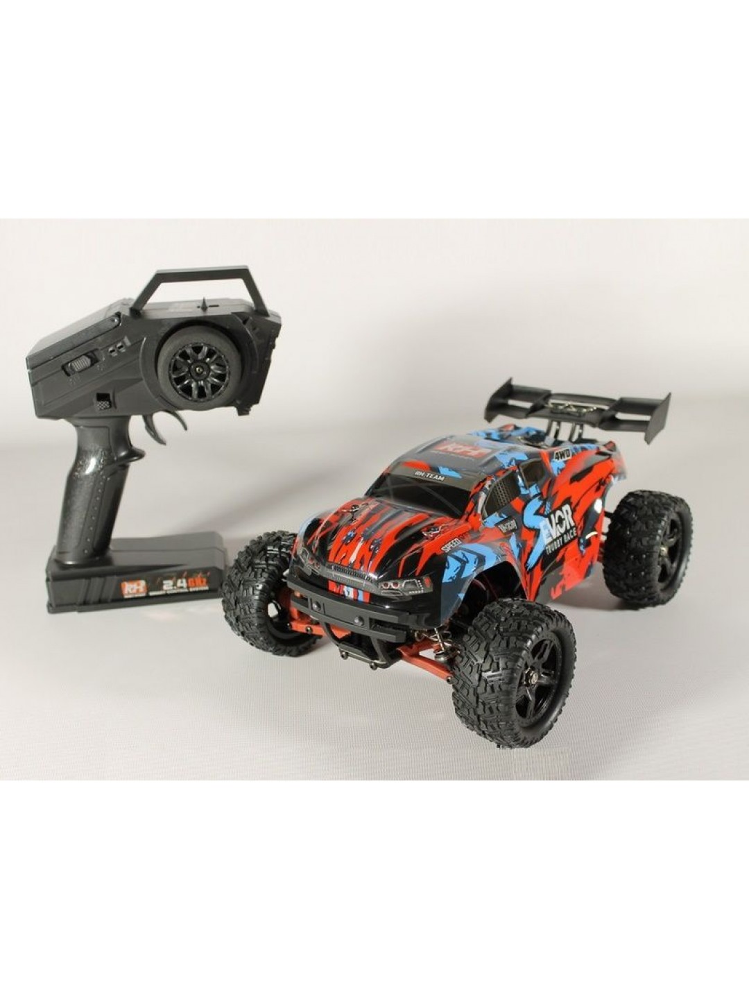 Радиоуправляемая трагги Remo Hobby S EVO-R Brushless UPGRADE V2.0 (красный) 4WD 2.4G 1/16 RTR