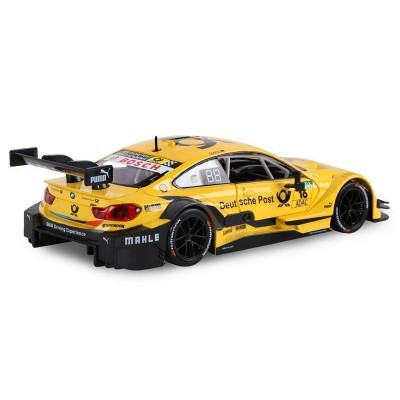 Машина "АВТОПАНОРАМА" BMW M4, желтый, 1/24, свет, звук, в/к 24,5*12,5*10,5 см