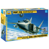 Сборная модель ZVEZDA Российский перехватчик дальнего действия МИГ-31Б, 1/72