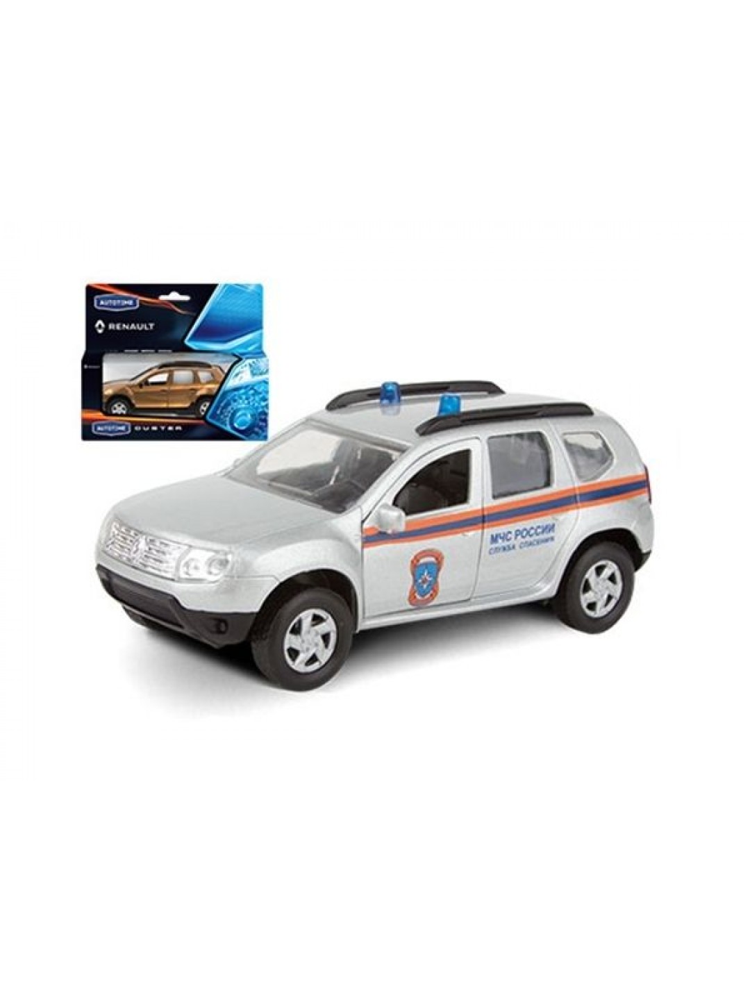 Машина Autotime "RENAULT DUSTER" МЧС 1:38