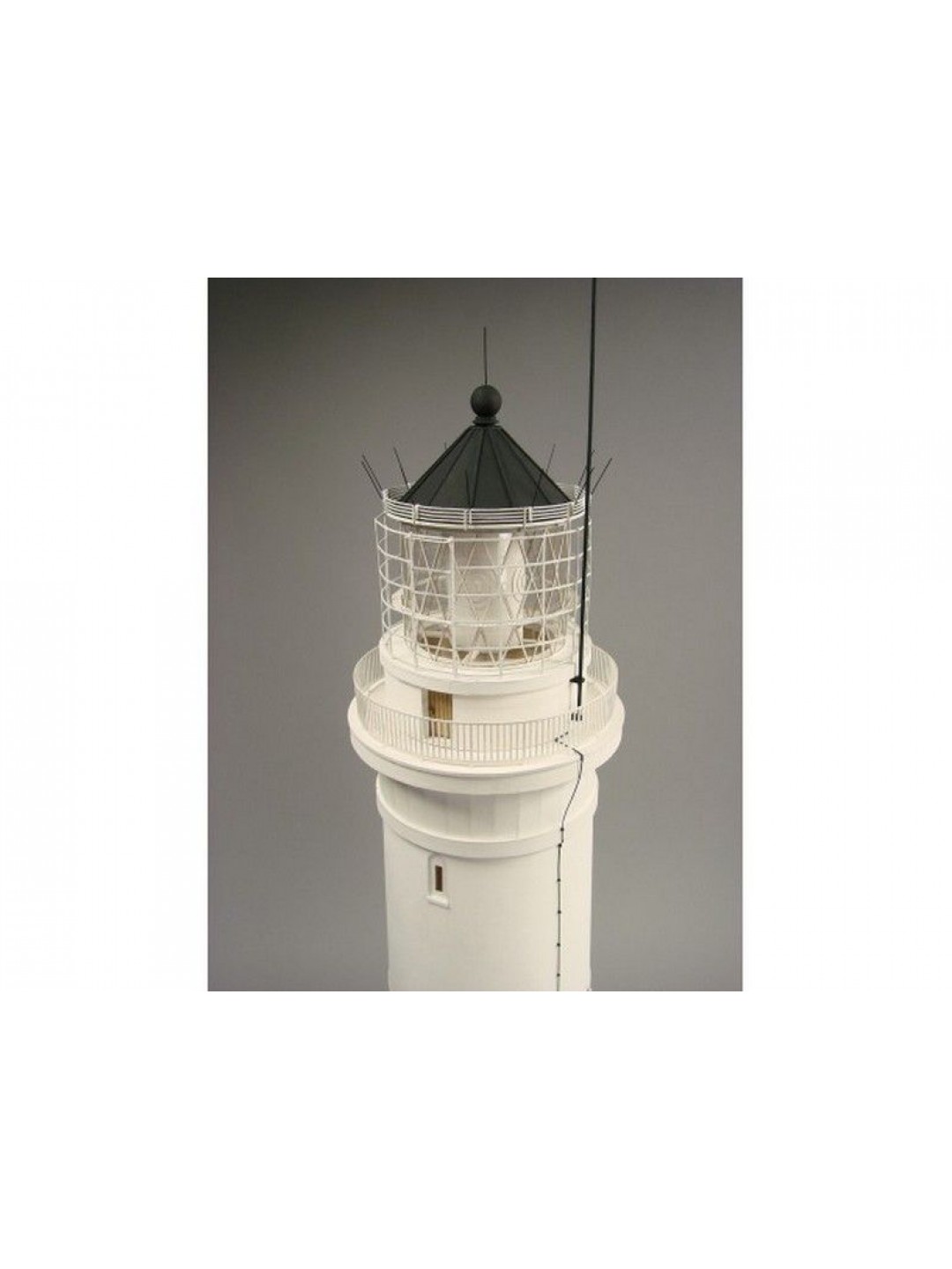 Сборная картонная модель Shipyard маяк Lighthouse Kampen with buildings (№74), 1/87