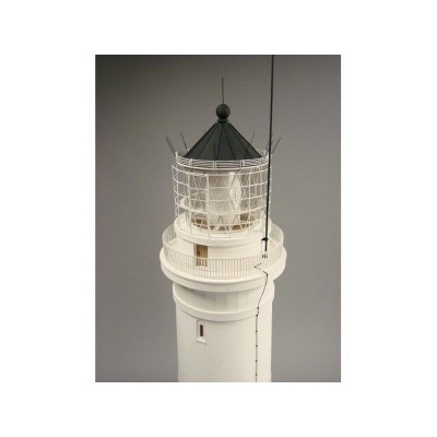 Сборная картонная модель Shipyard маяк Lighthouse Kampen with buildings (№74), 1/87