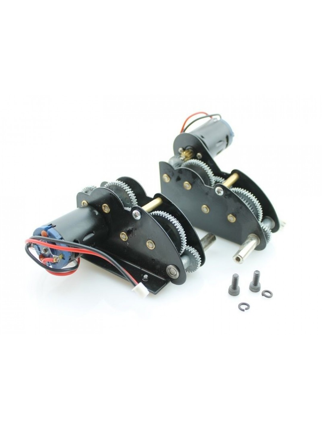 Редуктора Taigen цинковые, 4в1, 18kRPM, для танков Tiger 1 (plastic), Panther A с моторами(380)