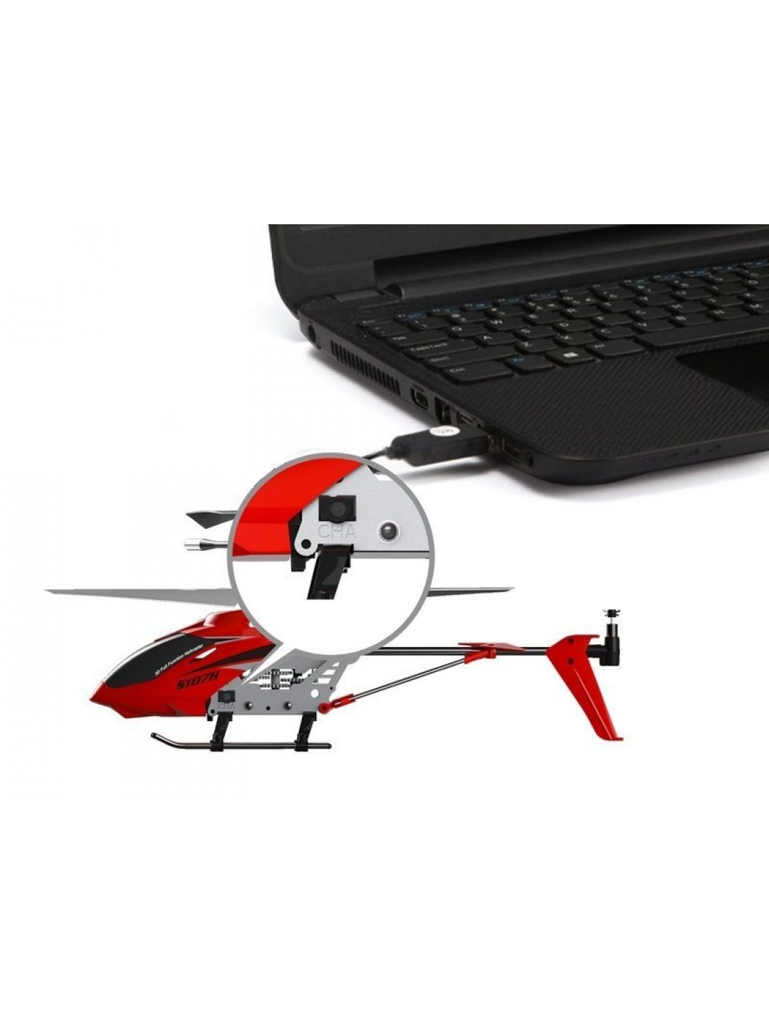 Р/У вертолет Syma S107H, барометр 2.4G RTF