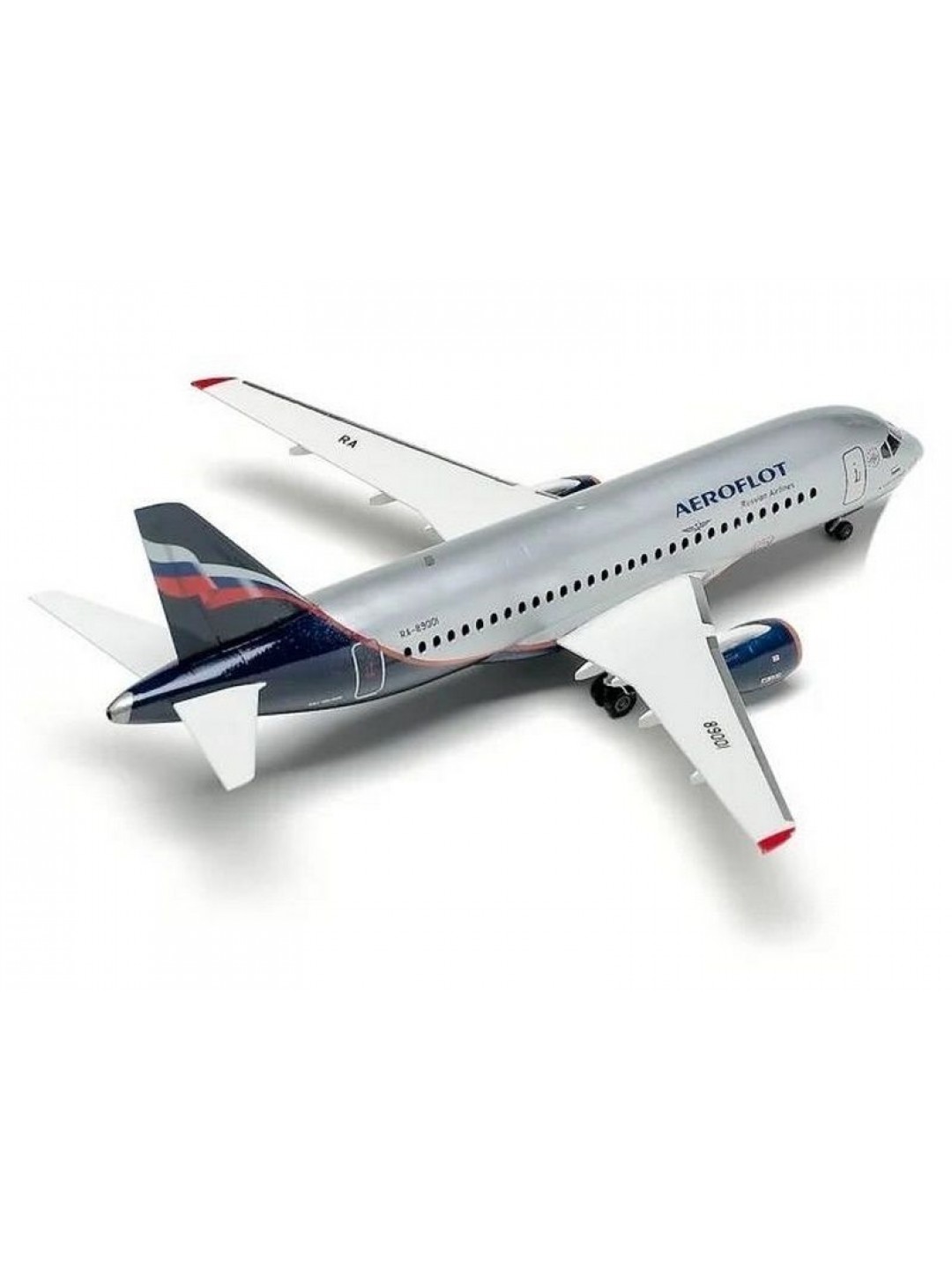 Сборная модель ZVEZDA Региональный пассажирский авиалайнер Superjet 100, 1/144