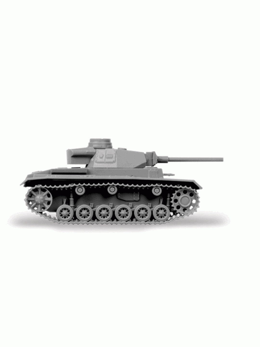 Сборная модель ZVEZDA Немецкий огнеметный танк Pz.Kfw III, 1/100