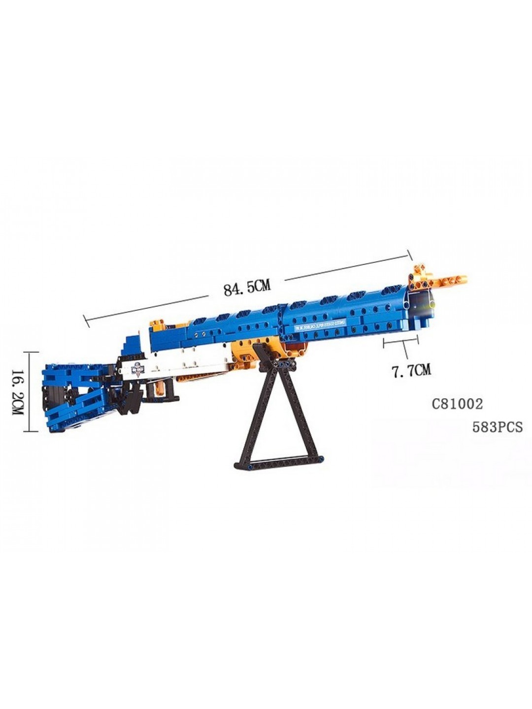Конструктор CaDA Technic винтовка М1, стреляет пульками (583 детали)