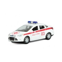 Машина Autotime "FORD FOCUS" скорая помощь 1:36 Машина Autotime "FORD FOCUS" скорая помощь 1:36