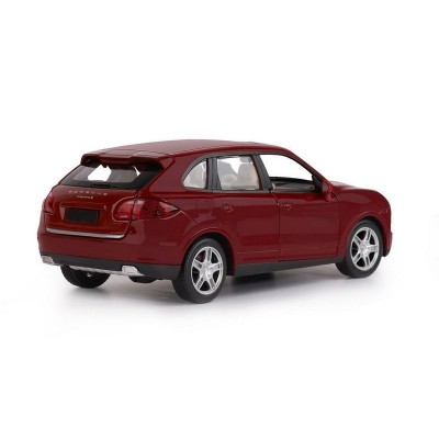 Машина "АВТОПАНОРАМА" Porsche Cayenne S, бордовый, 1/24, в/к 24,5*12,5*10,5 см