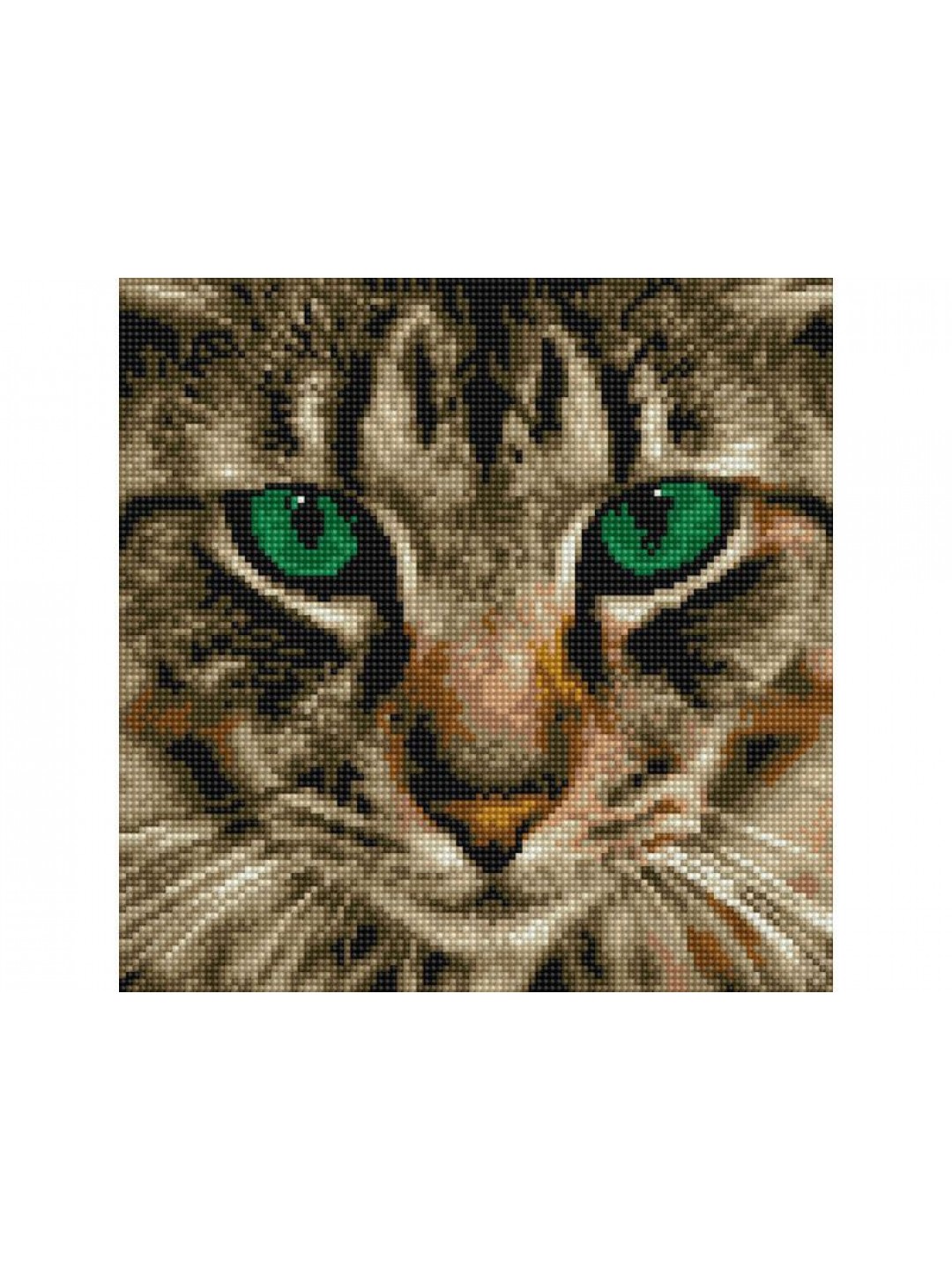 Картины мозаикой 30х30 БЕНГАЛЬСКАЯ КОШКА (15 цветов)