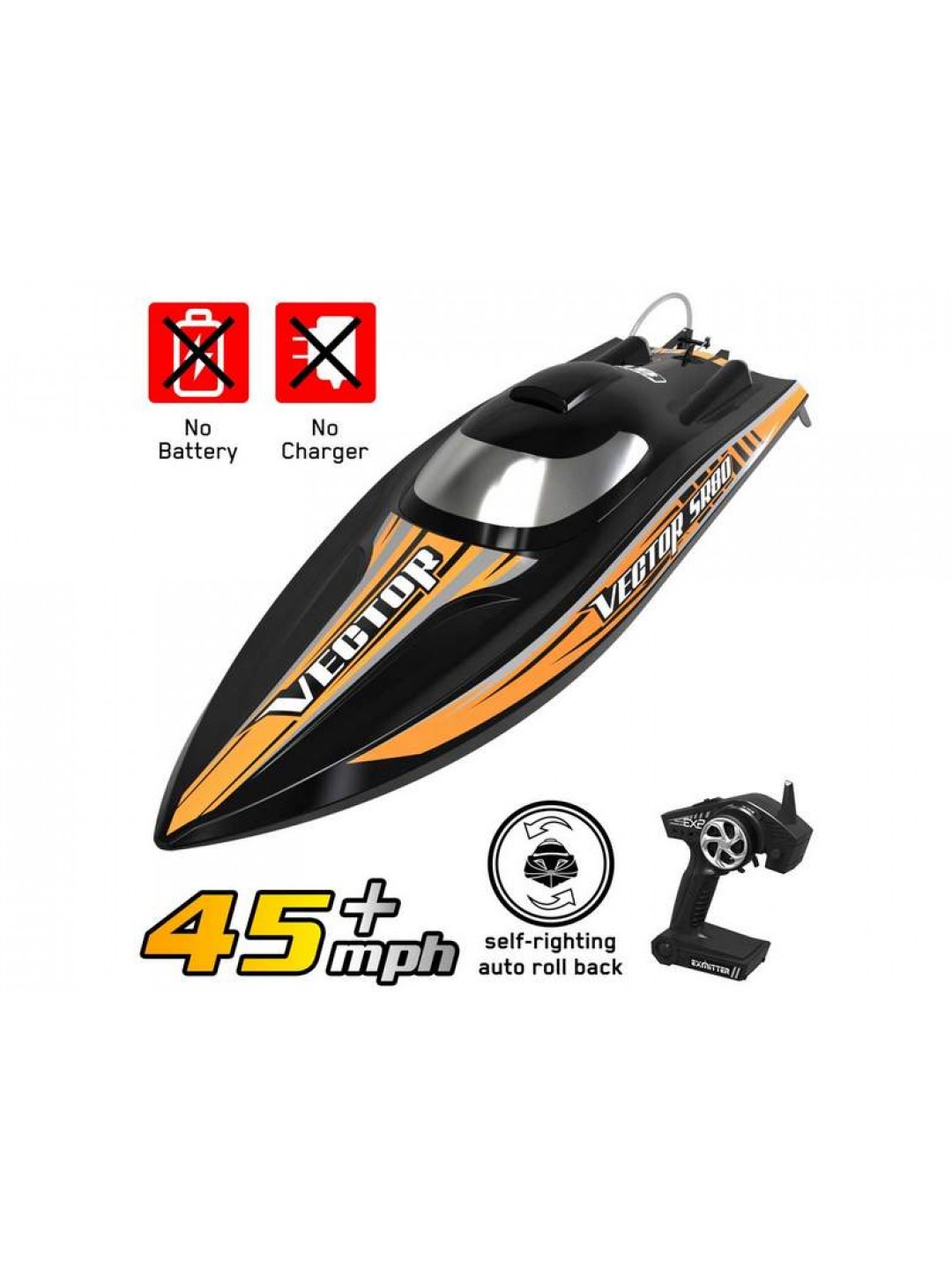 Радиоуправляемый катер Volantex RC Vector SR80 Brushless 2.4G ARTR
