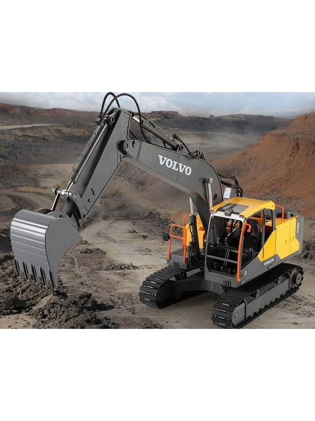 Радиоуправляемый экскаватор Double Eagle Volvo EC160E 1:16 2.4G