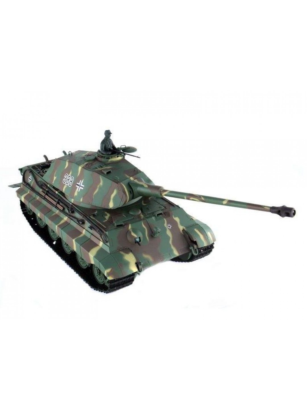 Радиоуправляемый танк Heng Long King Tiger (башня Porsche) Original V6.0  2.4G 1/16 RTR