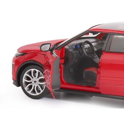Машина "АВТОПАНОРАМА" Land Rover Range Rover Evoque, красный, 1/24, в/к 24,5*12,5*10,5 см