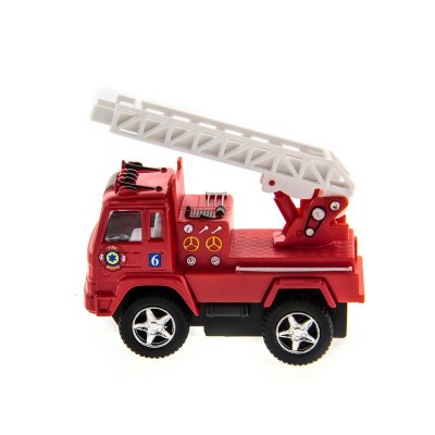 Машина Kinsmart "Funny Fire Engine pull back action" инерция (1/12шт.) 1:32 б/к