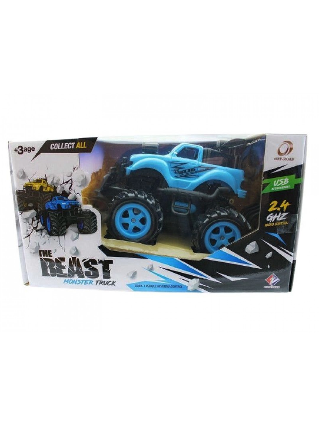 Р/У внедорожник Monstre Truck Pickup Ford Raptor в ассортименте 1/16 + свет + звук