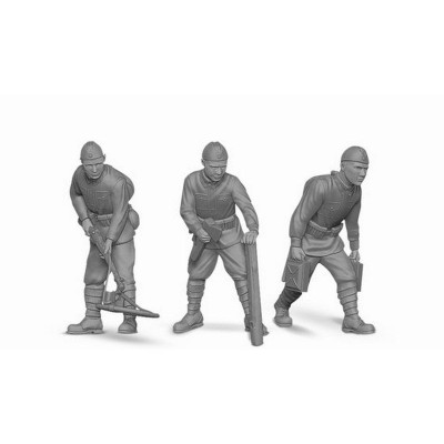 Сборные солдатики ZVEZDA Советские саперы, 1/72