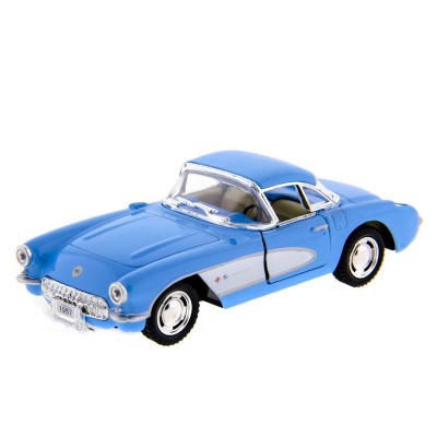 Машина Kinsmart "Chevrolet Corvette 1957" инерция (1/12шт.) 1:34 б/к