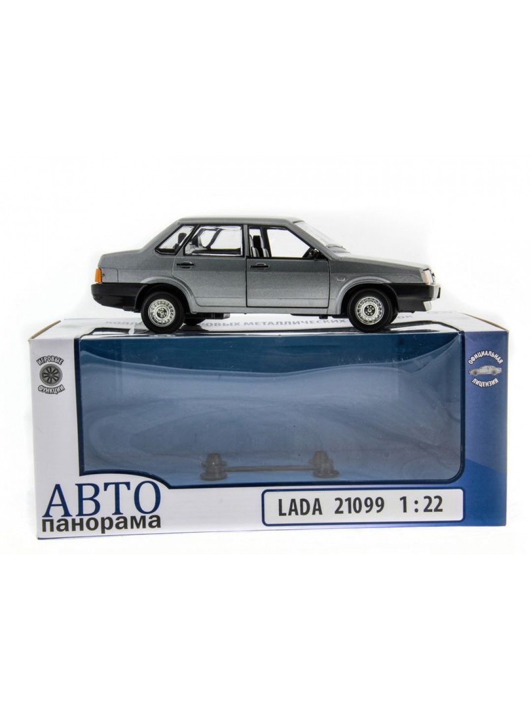 Машина "АВТОПАНОРАМА" ВАЗ 21099 ,1/22, Pull Bаck механизм, в/к 10*12*22 cм