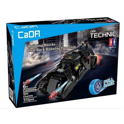 Конструктор CaDA Technic бэтмобиль совместим с C52006W, инерционный (212 деталей)