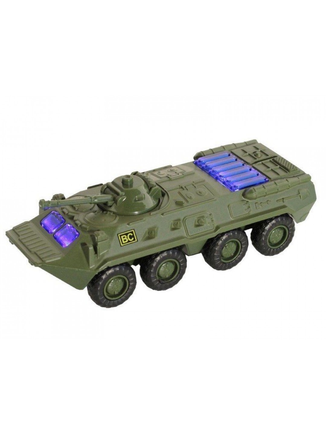 Танк "АВТОПАНОРАМА" хаки, 1/54, инерция, свет, звук, в/к 17*8*6,5 см