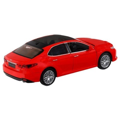 Машина "АВТОПАНОРАМА" Toyota Camry, красный, 1/32, свет, звук, инерция, в/к 17,5*13,5*9 см