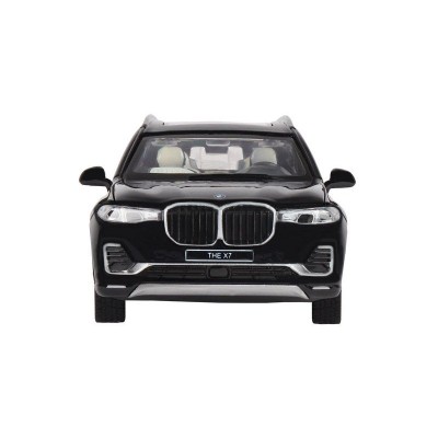 Машина "АВТОПАНОРАМА" BMW X7, черный, 1/32, свет, звук, инерция, в/к 17,5*13,5*9 см