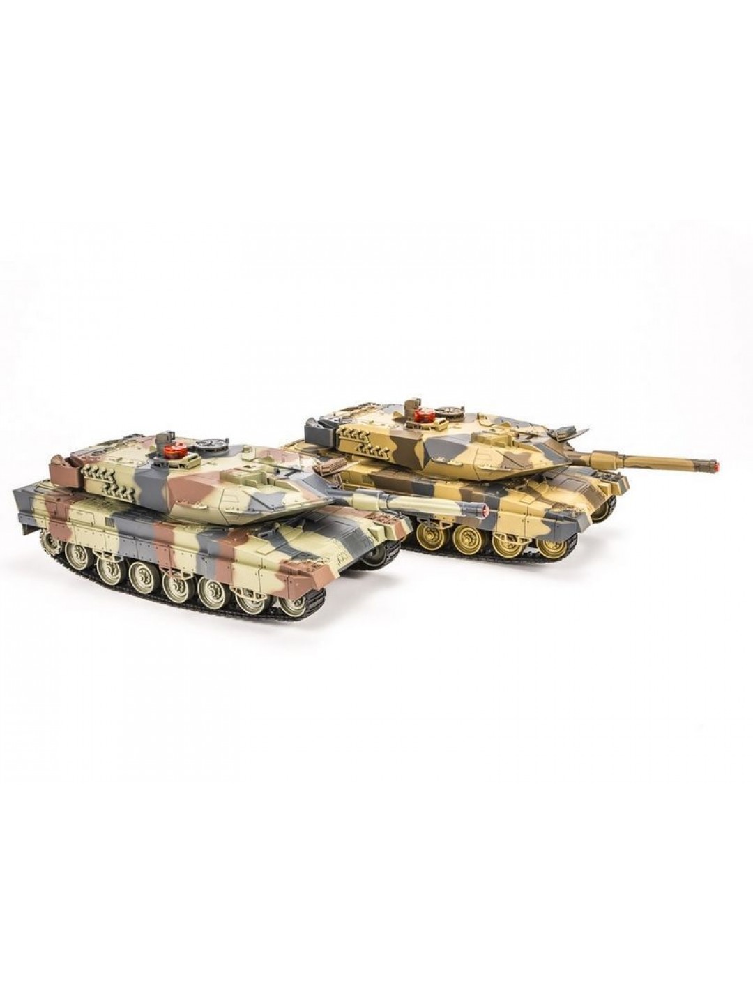 Р/У танковый бой Huan Qi Abrams и Abrams 1:24 2.4G (два танка, з/у, акк)