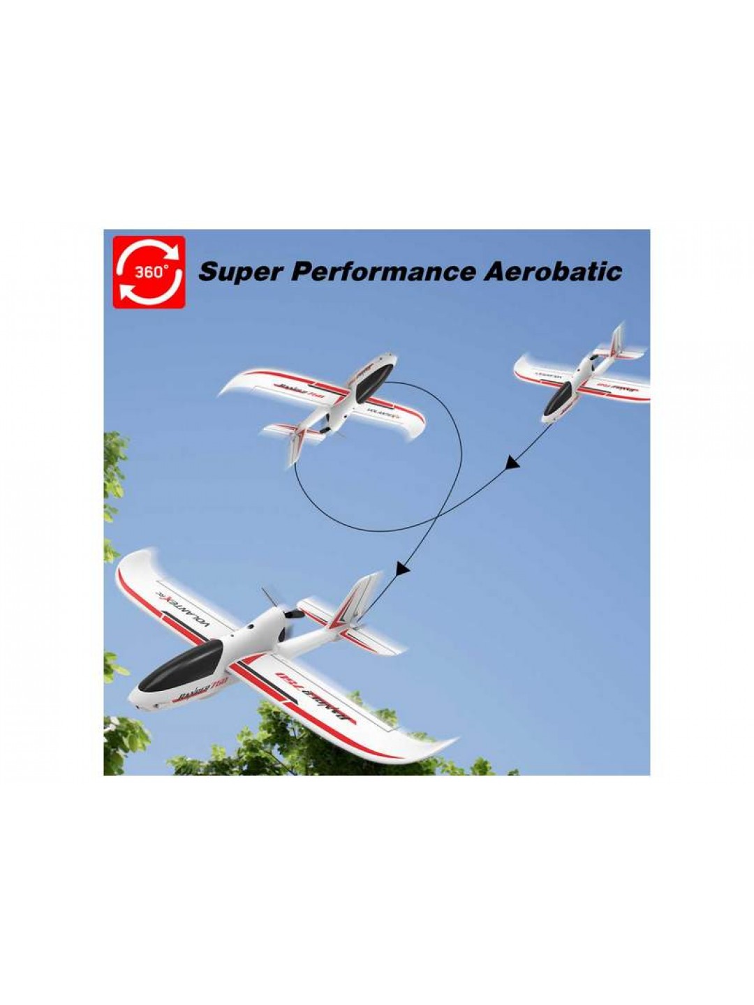 Радиоуправляемый планер Volantex RC Ranger 750мм Brushless 2.4G 4ch LiPo RTF with Gyro