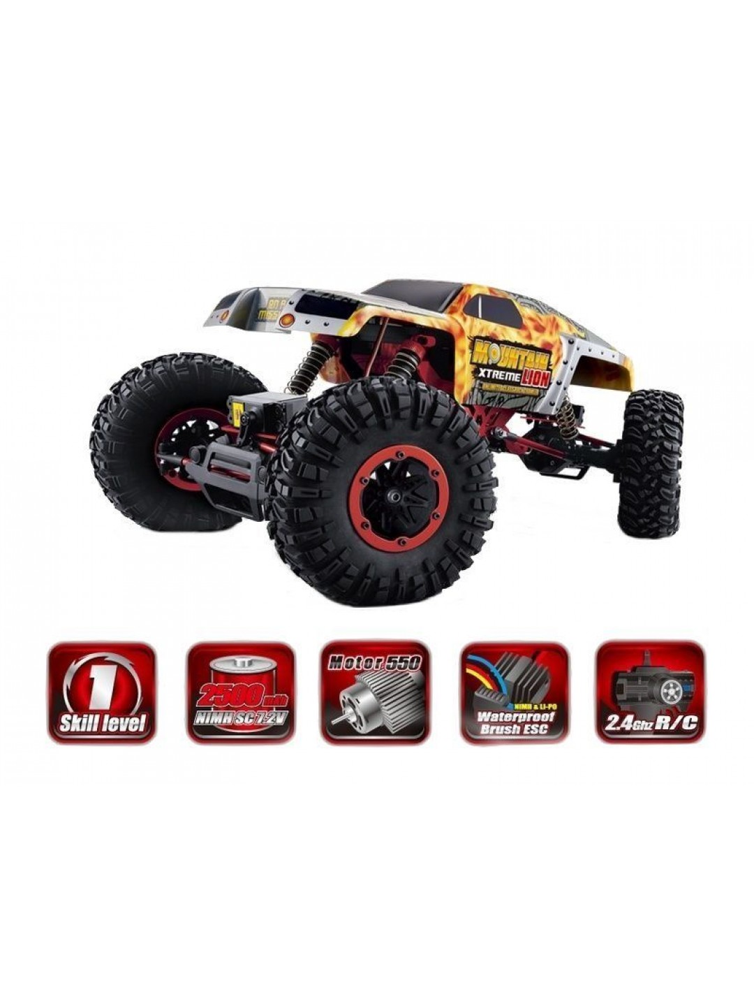Радиоуправляемый краулер Remo Hobby Mountain Lion Xtreme 4WD 2.4G 1/10 RTR