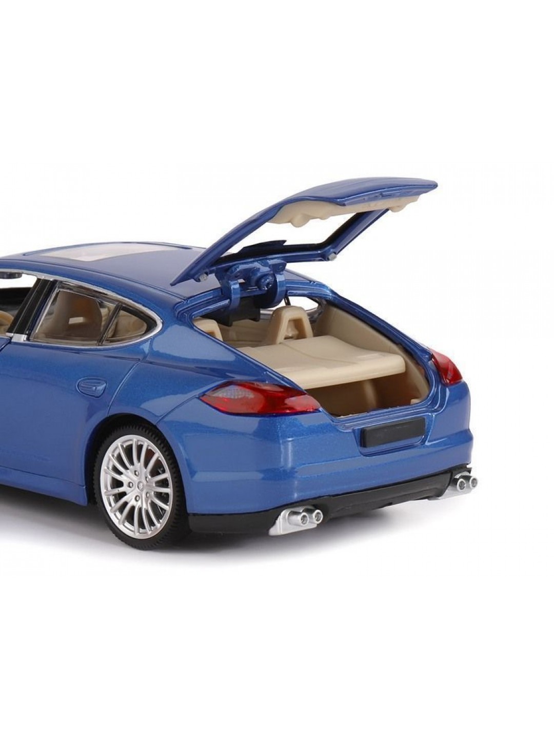Машина "АВТОПАНОРАМА" Porsche Panamera S, синий, 1/24, свет, звук, в/к 24,5*12,5*10,5 см