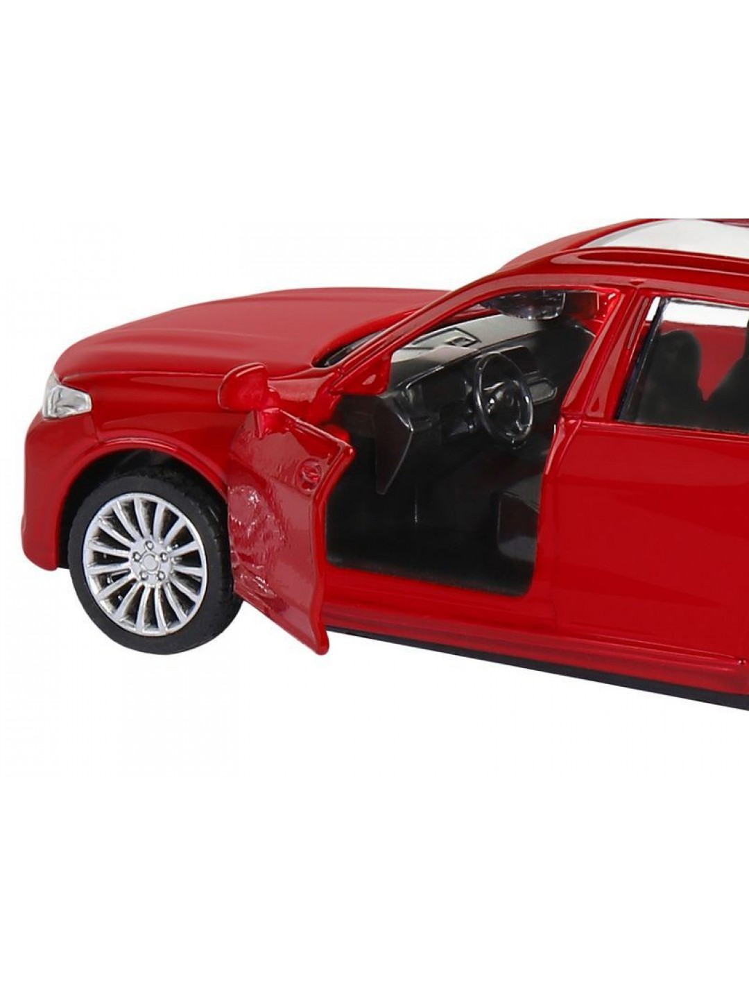 Машина "АВТОПАНОРАМА" BMW X7, 1/44, красный металлик, откр. двери, в/к 17,5*12,5*6,5 см