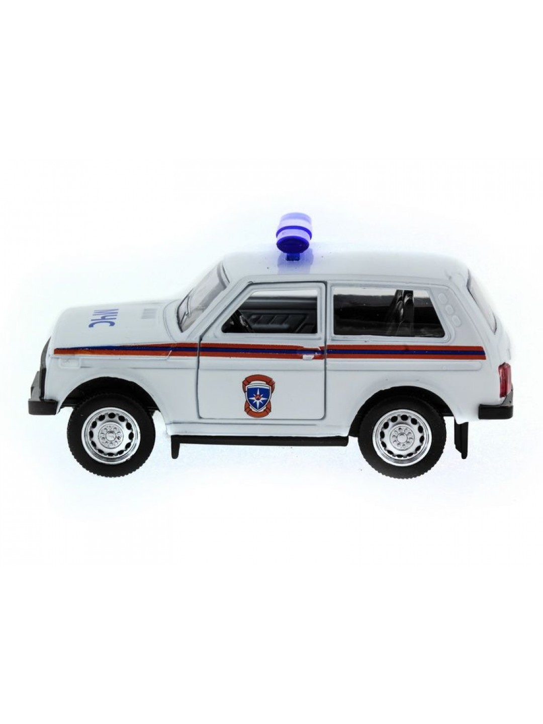 Машина "АВТОПАНОРАМА" инерц. ВАЗ 2121 1/50, в/к 12*7*5,5 см, белая