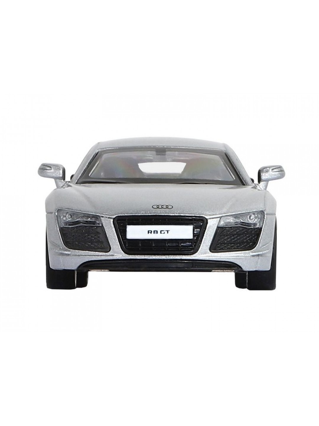 Машина "АВТОПАНОРАМА" Audi R8 GT, серебро, 1/43, инерция, в/к 17,5*12,5*6,5 см