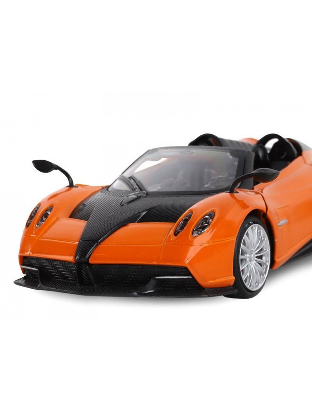 Машина "АВТОПАНОРАМА" Pagani Huayra Roadster, оранжевый, 1/24, свет, звук, в/к 24,5*12,5*10,5 см