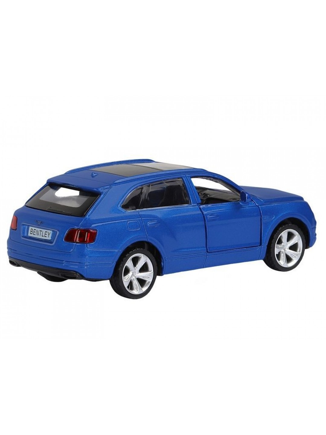 Машина "АВТОПАНОРАМА" BENTLEY BENTAYGA, синий, 1/45, инерция, в/к 17,5*12,5*6,5 см