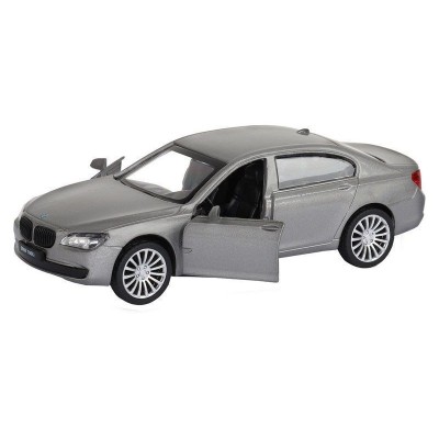 Машина "АВТОПАНОРАМА" BMW 760 LI, серый, 1/46, инерция, в/к 17,5*12,5*6,5 см