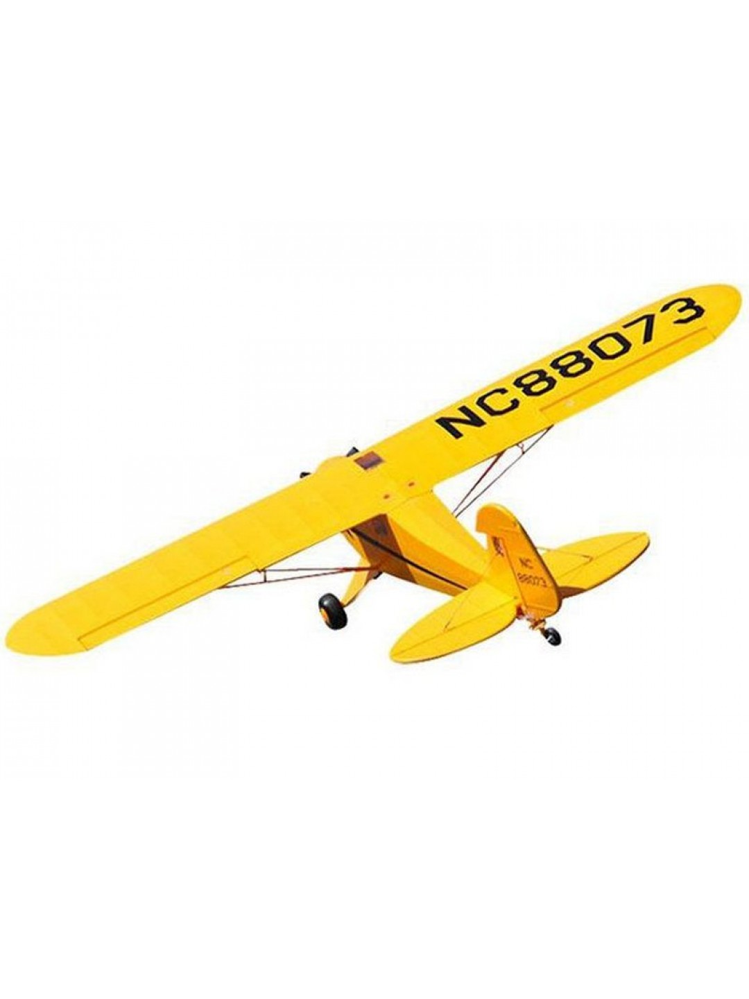 Радиоуправляемый самолет Top RC J3 желтый 1400мм KIT