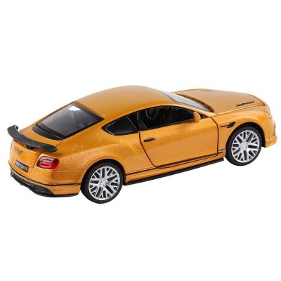 Машина "АВТОПАНОРАМА" Bentley Continental Supersports, оранжевый, 1/32, в/к 17,5*12,5*6,5 см