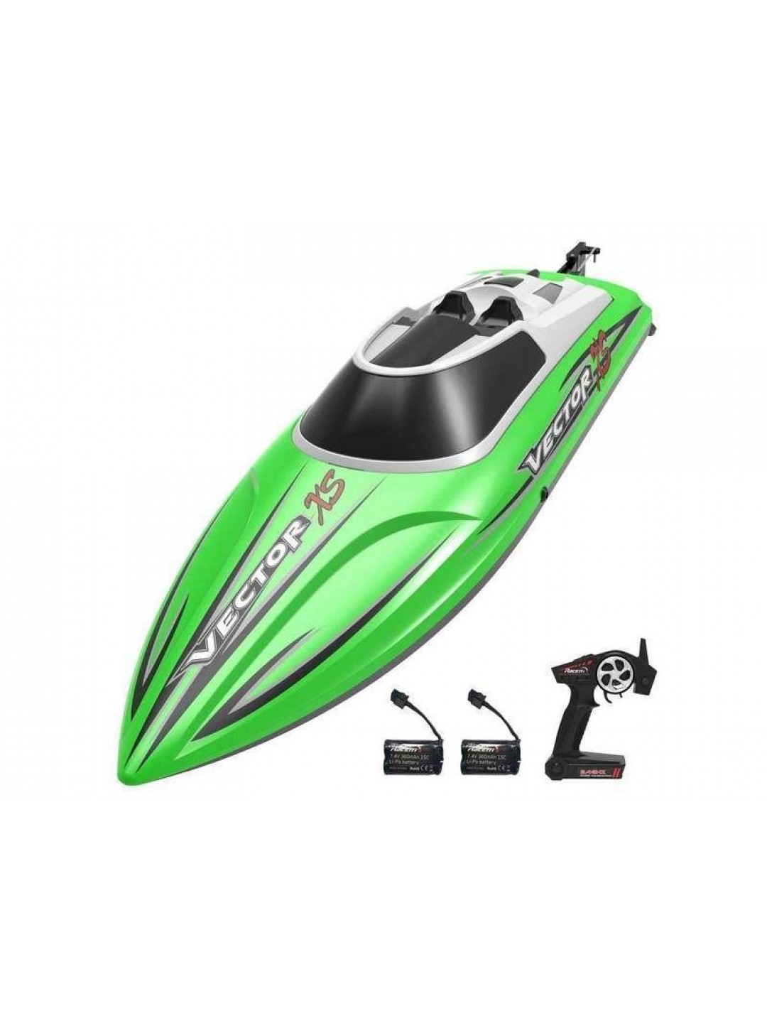 Радиоуправляемый катер Volantex RC Vector XS зеленый 2.4G RTR