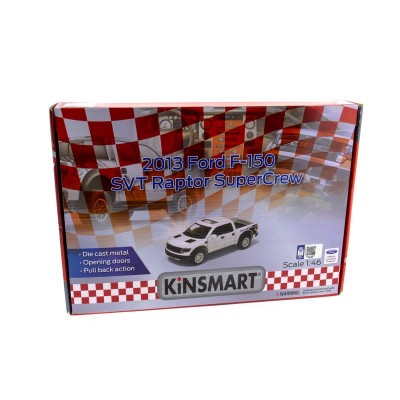 Машина Kinsmart 1:46 Ford F-150 SVT Raptor Supercrew в асс. инерция (1/12шт.) б/к
