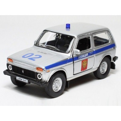 Машина Autotime "LADA 4x4" полиция 1:36