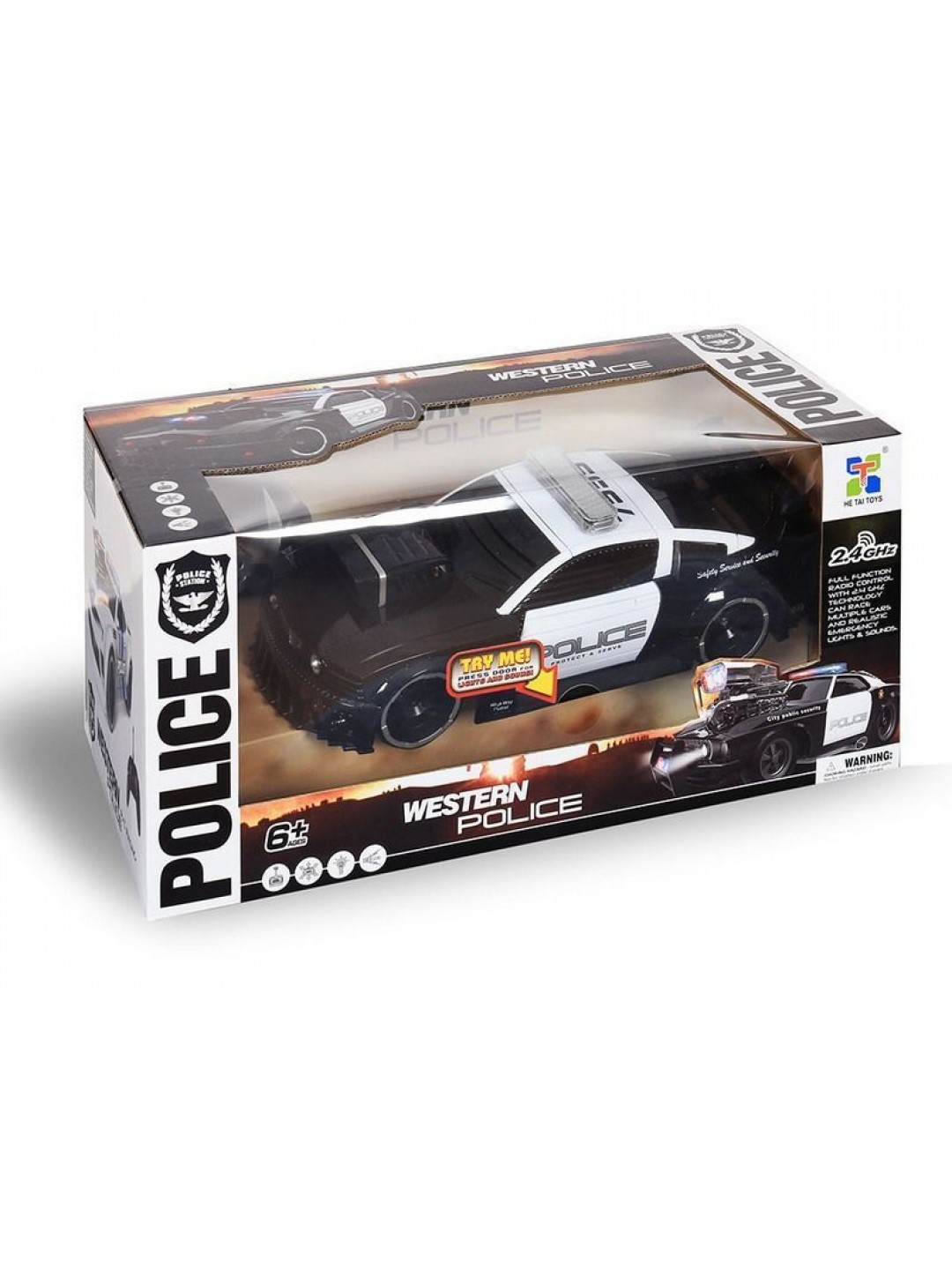 Р/У машина He Tai Toys Полиция 70599P 1/16 на батарейках