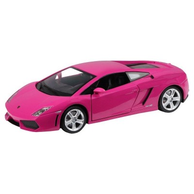 Машина "АВТОПАНОРАМА" Lamborghini Gallardo, розовый, 1/24, свет, звук, в/к 24,5*12,5*10,5 см