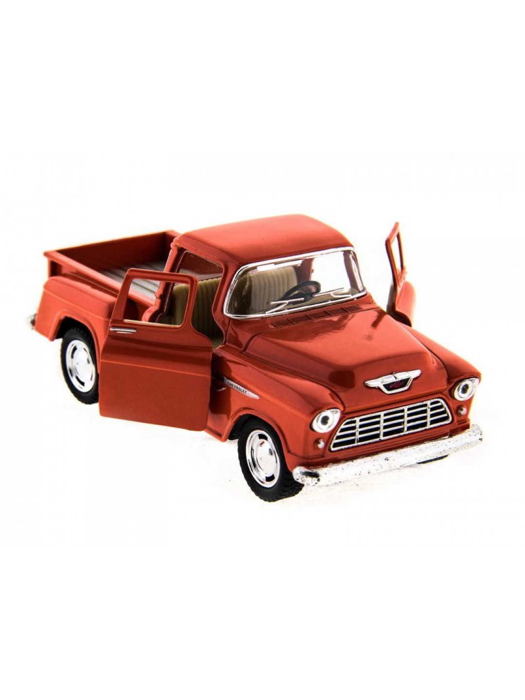 Машина Kinsmart "Chevy Stepside Pick Up" инерция (1/12шт.) 1:32 б/к