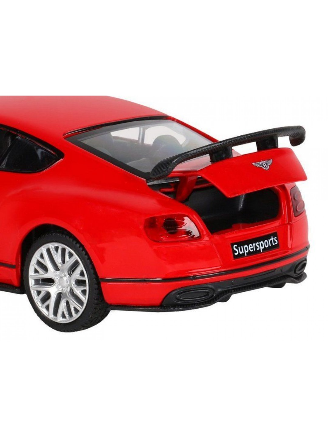 Машина "АВТОПАНОРАМА" Bentley Continental GT Supersports, красный, 1/32, в/к 17,5*12,5*6,5 см