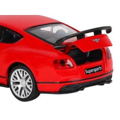 Машина "АВТОПАНОРАМА" Bentley Continental GT Supersports, красный, 1/32, в/к 17,5*12,5*6,5 см