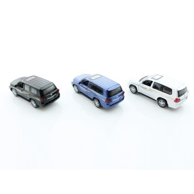 Машина 1:32 Toyota Land Cruiser свет, звук, инерция 15,5см (1/12шт.) б/к