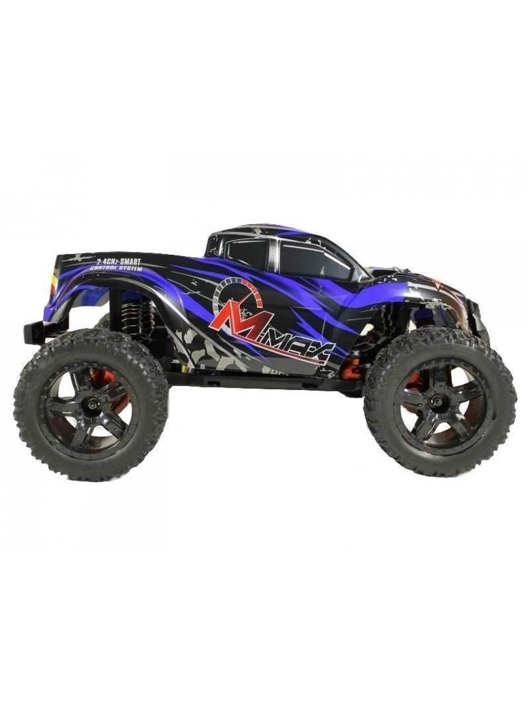 Радиоуправляемый монстр Remo Hobby MMAX PRO UPGRADE (синий) 4WD 2.4G 1/10 RTR