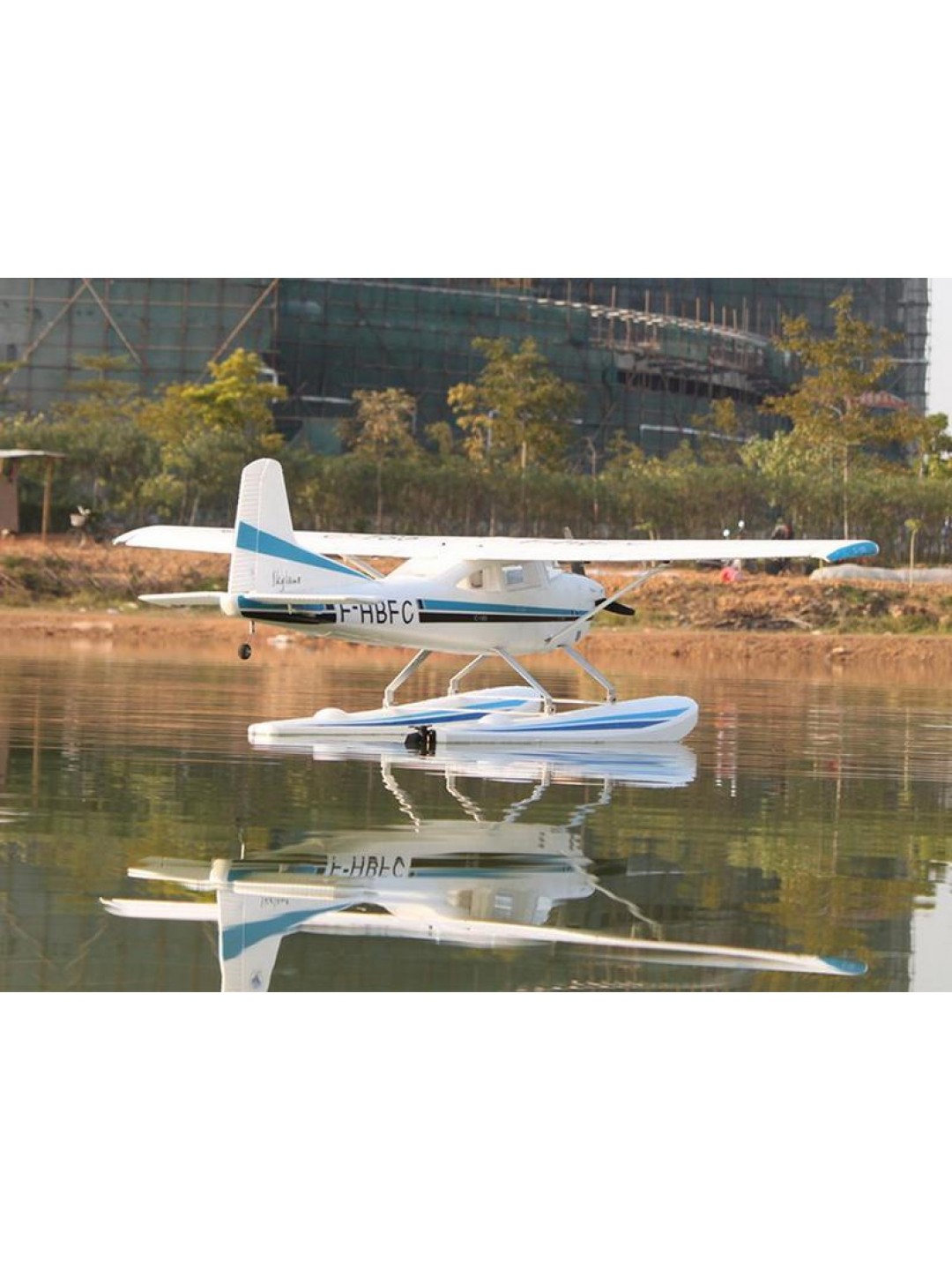 Радиоуправляемый самолет Top RC Cessna 1.5m C185 PRO на поплавках KIT